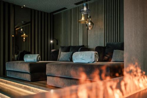 Ruang duduk di Quellenhof Luxury Resort Lazise