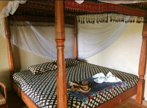 Кровать или кровати в номере Bedhot Homestay