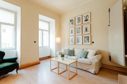 Гостиная зона в Boutique apartments