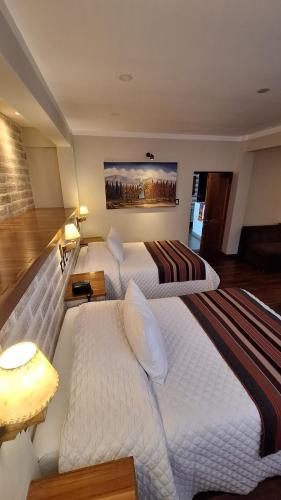 Cama o camas de una habitación en Hotel de Sal Atipax