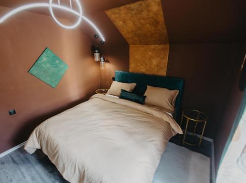 Ένα ή περισσότερα κρεβάτια σε δωμάτιο στο NL Luxury Studio Apartments