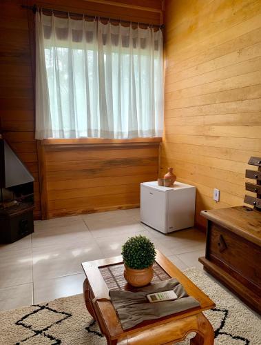 Ruang duduk di Fazenda dos Caetés