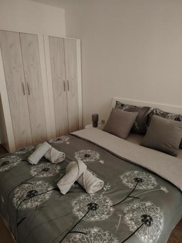 Krevet ili kreveti u jedinici u okviru objekta LUX M apartman