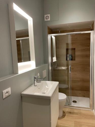 Koupelna v ubytování Joy Luxury Suite Barbaria