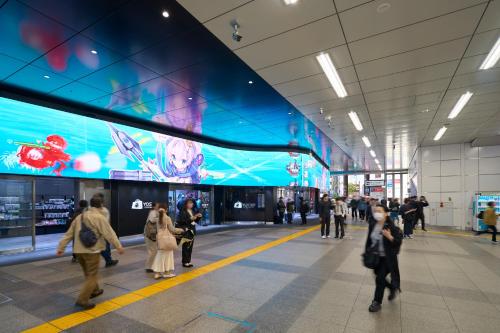 a group of people walking in a subway station at Hotel Resol Akihabara in Tokyo