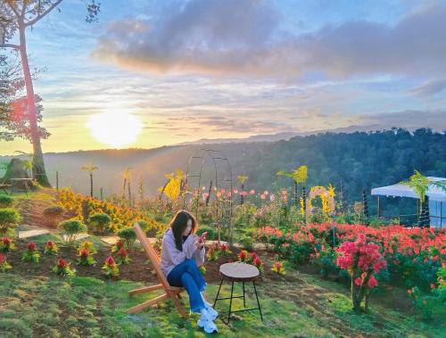 Κήπος έξω από το Việt Úc Flower Garden
