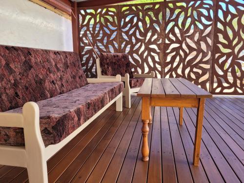 Χώρος καθιστικού στο Sunset Ridge Accommodation -Rockville Homestead