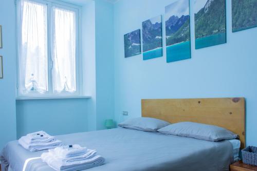 Postel nebo postele na pokoji v ubytování Maison Charles - Lake Como Apartment