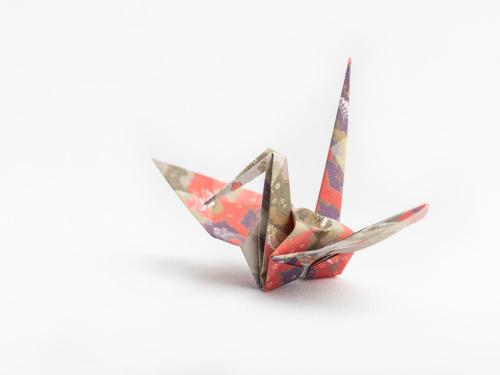 a origami bird is shown on a white background at APA Hotel Sapporo Susukino Ekimae in Sapporo