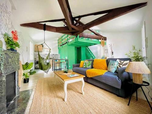 2 apts communiquants cosy insolites coeur de ville