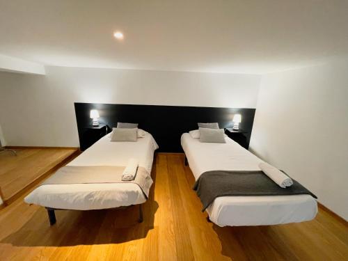 Krevet ili kreveti u jedinici u okviru objekta Carretas dúplex interior