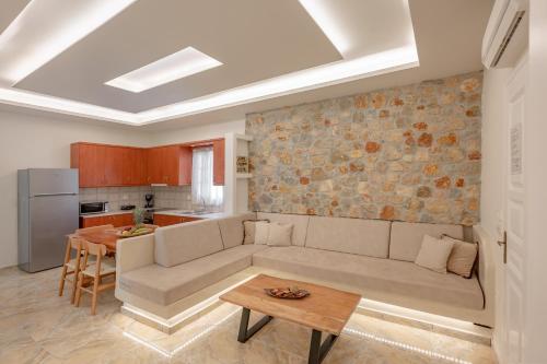 Η κουζίνα ή μικρή κουζίνα στο Loukas & Emma Eco Houses