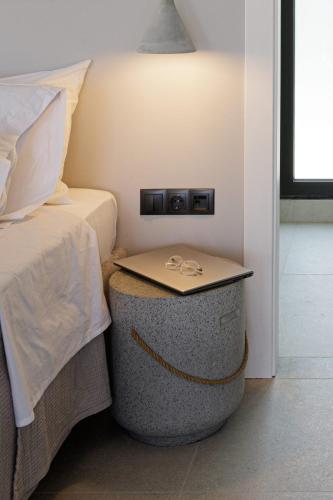 Ένα ή περισσότερα κρεβάτια σε δωμάτιο στο Experience Penthouse by Athens Riviera Suites