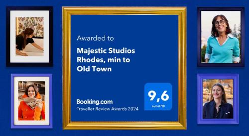 Majestic Studios Rhodes, min to Old Town