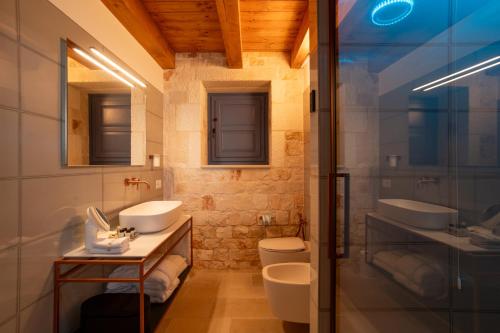 Koupelna v ubytování Borgofreddo Luxury Suite