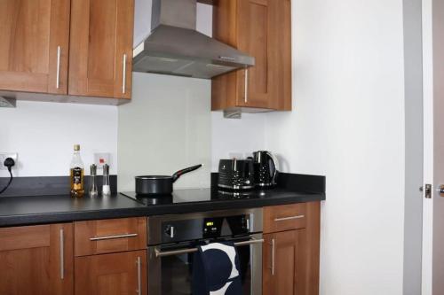 Una cocina o cocineta en Chapter House