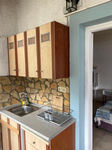 Kuchyň nebo kuchyňský kout v ubytování Hamre Apartments (Nicholas)