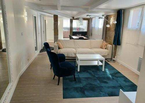 Foto Plain-pied 80 m2 dans maison, parking privé gratuit, gare directe Paris 1