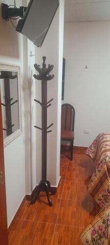 Χώρος καθιστικού στο Hotel Reyna
