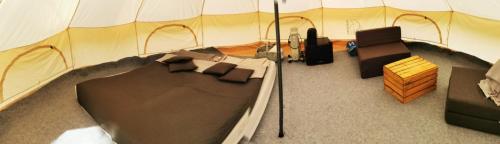 Χώρος καθιστικού στο Glamping Kaliska