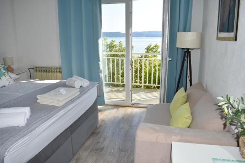 Postel nebo postele na pokoji v ubytování Villa Vineyard oaza