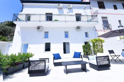 Posezení v ubytování Blue View Luxury Rooms
