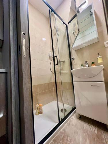 Studio apartment Sisters3 tesisinde bir banyo