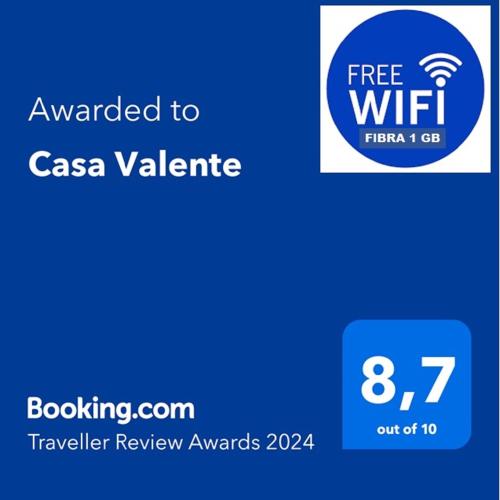 a sign that reads emailed to csa valerate at Casa Valente in Manfredonia