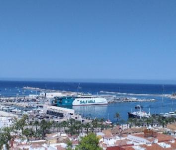 Naturlandskabet i nærheden af den private indkvartering