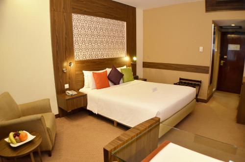 Katil atau katil-katil dalam bilik di Hotel Grand Pacific