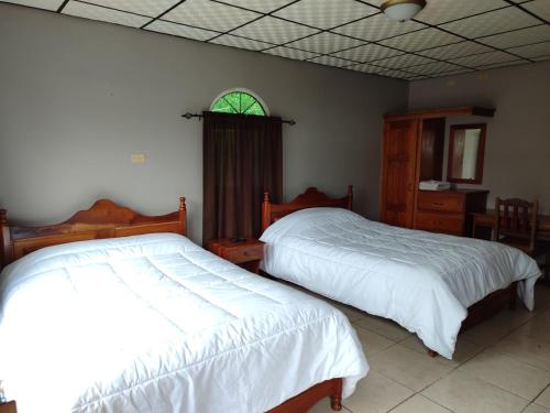 cabanas las molasにあるベッド