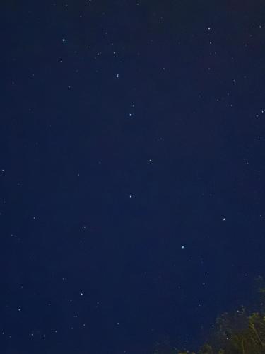 a night sky filled with lots of stars at Annenhof Holiday House in Pudisoo