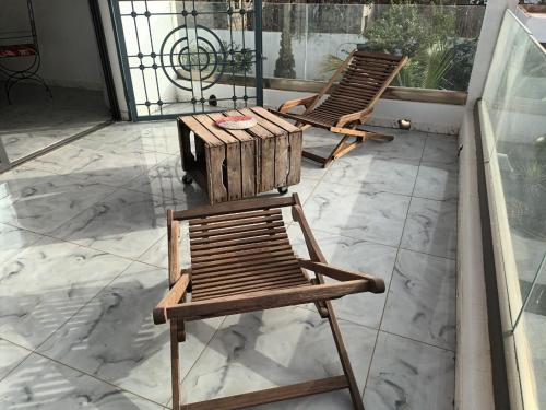 Αίθριο ή υπαίθριος χώρος στο Villa chez Josy et Phil chambre d'hôte