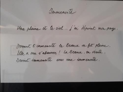 a white piece of paper with writing on it at Gîte chaleureux avec jardin arboré, terrasse, salle de jeux et parking privé à Pré-Saint-Évroult. - FR-1-581-3 in Pré-Saint-Évroult