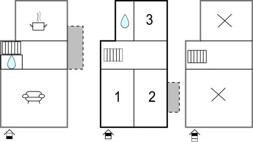 a schematic diagram of a laboratory with the different phases of the experiment at Cozy Home In Saint-Pierre-En-Auge in Sainte-Marguerite-de-Viette