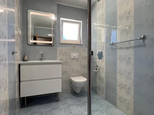 Phòng tắm tại Villa Milina Korcula