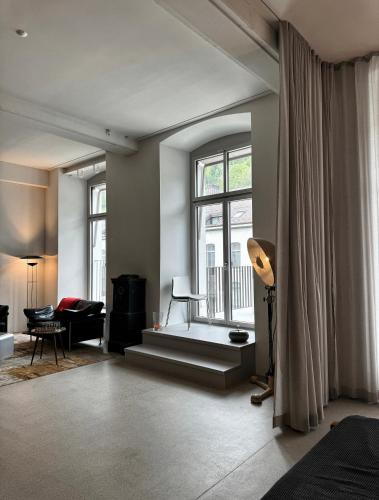 Un lugar para sentarse en Design Loft in ehemaliger Spinnerei