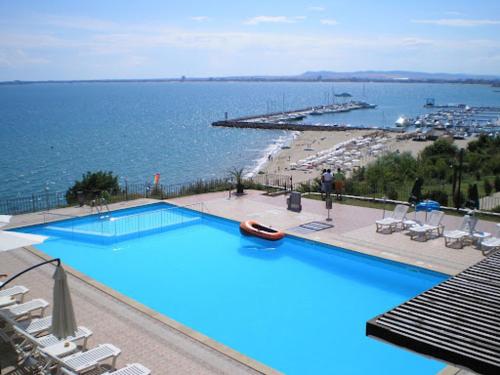A view of the pool at Dolce Vita Premium Apartment Panorama Sea View or nearby