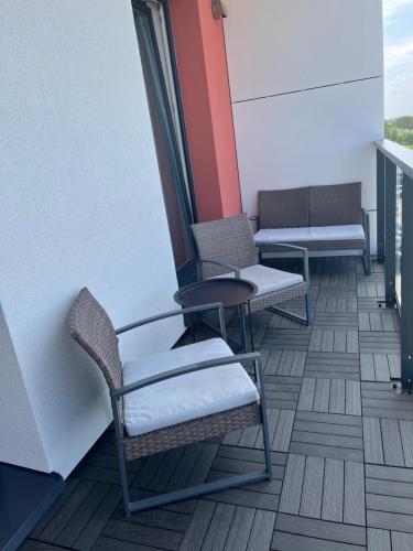 Χώρος καθιστικού στο Saules apartamentai, free parking