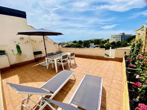 Μπαλκόνι ή βεράντα στο Atico Solarium La Cala