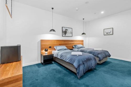 Ένα ή περισσότερα κρεβάτια σε δωμάτιο στο The Electric Hotel