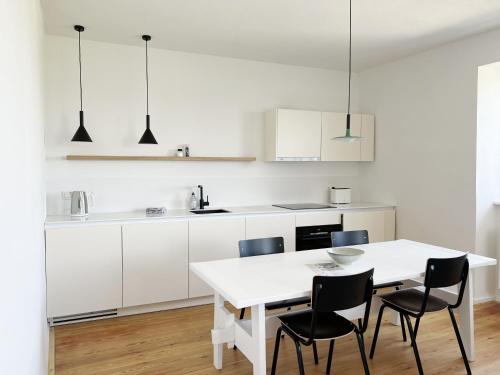 Η κουζίνα ή μικρή κουζίνα στο Haus Münsterblick