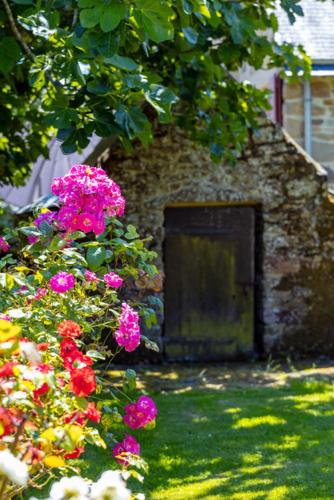 Jardín al aire libre en Manoir de Kerat -classé 5 étoiles