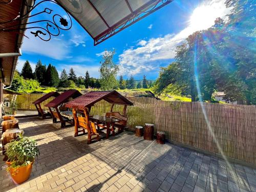 Zahrada ubytování Casa D'ANA