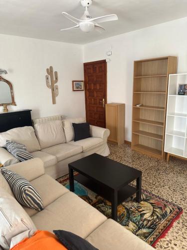 Et sittehjørne på Apartamento Mallorca Piso de arriba