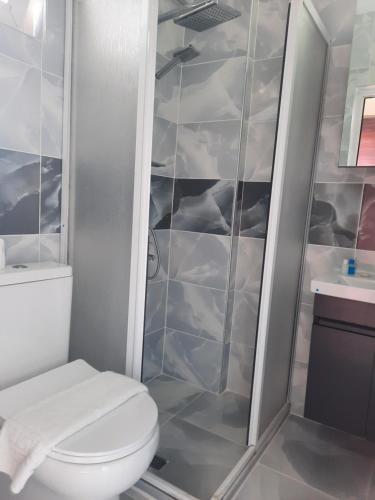 Koupelna v ubytování Uyum Hotel