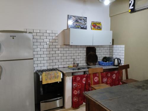 Kuchyň nebo kuchyňský kout v ubytování La Margara