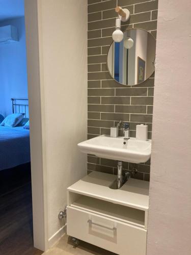 Koupelna v ubytování B&B Gardenia