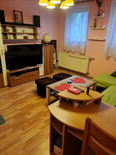 TV a/nebo společenská místnost v ubytování Marie