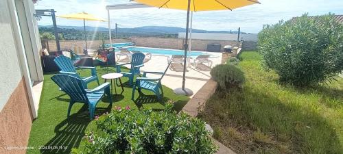 Gîte myosotis Piscine Privée 4 Chambres